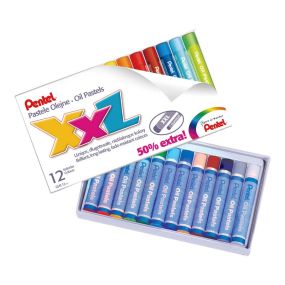 Pentel Large Oil Pastels Assorted 48pk