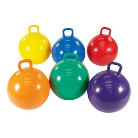 Rainbow Space Hoppers 55mm 18pk | Creative Activity