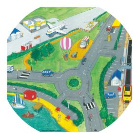 Small World Vehicles and Transport Tuff Tray Mat