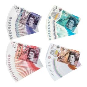 Play Money Sterling Notes Pack
