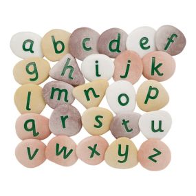 Alphabet Pebbles 26pk Standard