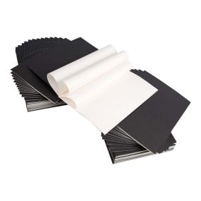 Pisces Plain Stapled Sketchbooks A4 100gsm Black Single