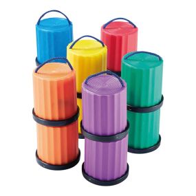 Six Colour Mini Hop Playground Stilts 6pk