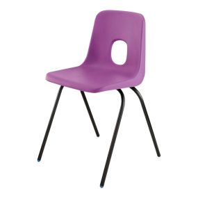 Hille Series E Class Chairs Seat height 460mm Purple