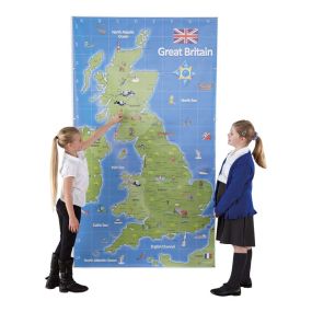 Bee-Bot® UK Map W0.8 x L1.45m