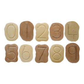 Feels-Writing Sensory Number Stones 10pk