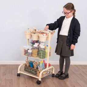 Mini Metal Craft Trolley