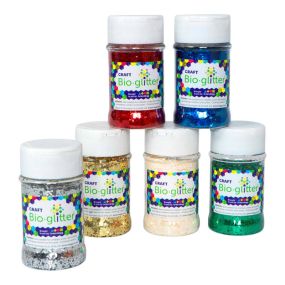 Craft Bio-Glitter Assorted 40g