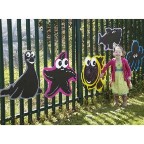 Outdoor Mark Making Chalkboards Minibeasts