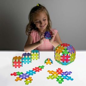 Polydron Translucent Magnetic Hashmag 72pk