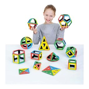 Magnetic Polydron Mathematics Set