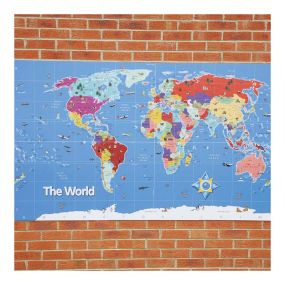 World Outdoor & Classroom Map | Creative Activity