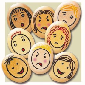 Jumbo Emotion Pebbles 8pk