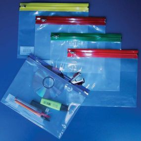 Flipfile Plastic Zip Wallets