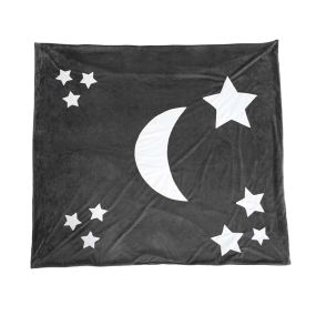 Glow In The Dark Comfort Blanket Black