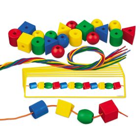 Giant Threading Beads and Pattern Cards
