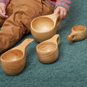 Wooden Cup Collection - 2pk | Creative Activity