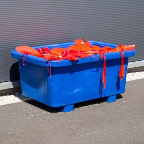 Colourful Outdoor Storage Bins | Creative Activity