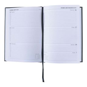 Academic Year Diary Black 23/24 A4  Page to Day | Creative Activity