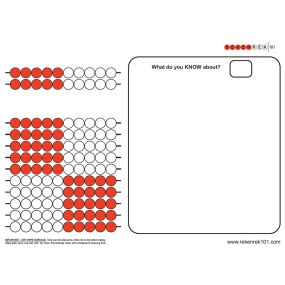 Rekenrek Number Sense Practice Charts