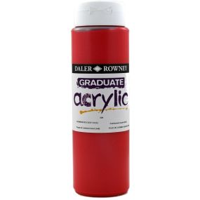 Graduate Acrylic Colour 500ml Cadmium Red Hue | Creative Activity