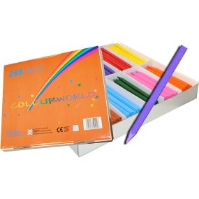 Consortium Essentials Standard Wax Crayons Asstd 288pk | Creative Activity
