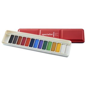 Specialist Crafts Watercolour 14 Tablet Tin Set | Creative Activity