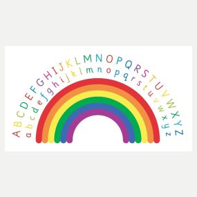 EduWall - Rainbow Alphabet Arc