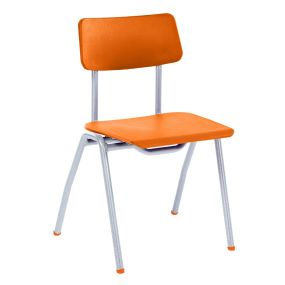 BS Classroom Chair Seat Height 430mm Orange