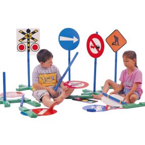 Outdoor Traffic Signs Set 10pk | Creative Activity