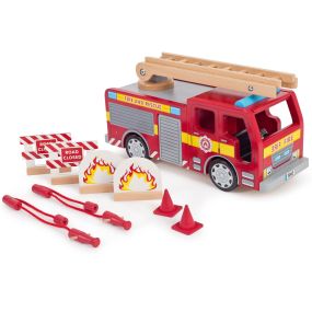 Wooden Fire Engine Toy Truck | Early Years | Creative Activity