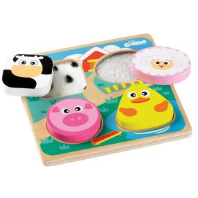 Touch and Feel Texture Jigsaw Puzzles 3pk