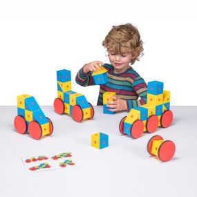 Magnetic 3D Blocks 40pcs | Early Years Construction | Creative Activity