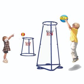 Outdoor Twin Hoop Basketball Stand  | Education Resources | Creative Activity