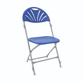 Folding Events Chair - Blue Linking Chair