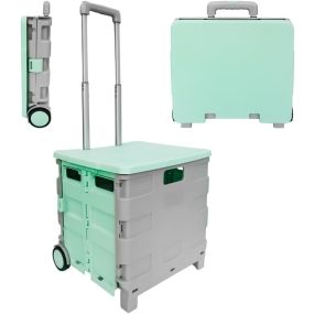 Foldable Trolley Teacher Cart
