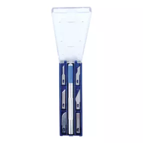 Metal Scalpel with 6 blades