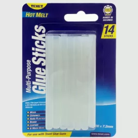 Hot melt sticks pack of 14 (for small glue gun)