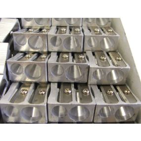 Double Sharpener Metal/Twin box of 24 pcs | Creative Activity