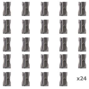 Pencil Sharpeners metal/single box of 24 pcs | Creative Activity