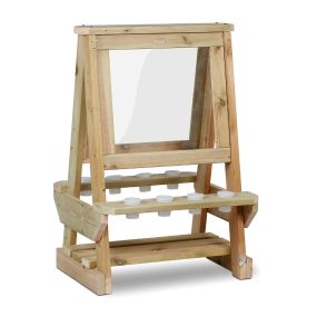 2 Sided Acrylic Viewing Painting Easel with Storage