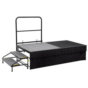 Mobile Folding Stage Picket Guardrail 6ft - Bolt on