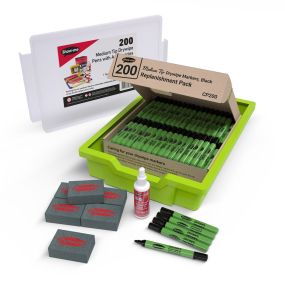 Whiteboard Pens & Accessories Class Tray 200pk