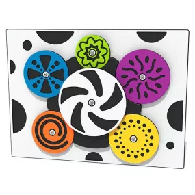 Whirling Wheels Play Panel - Small  | Creative Activity