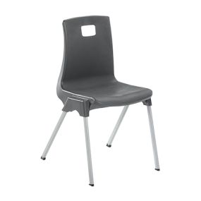 Metalliform ST Chair Seat height 460mm Charcoal Grey