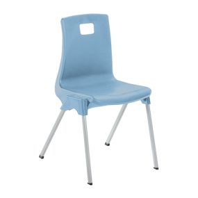 Metalliform ST Chair Seat height 350mm Soft Blue
