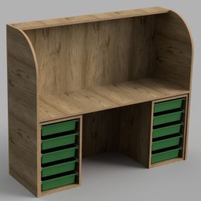 ASD Elegance Workstation c/w Tray System Size 1 - 546mm | Creative Activity