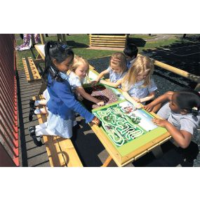 Table Gameboards - Tic-Tac-Toe & Ludo | Creative Activity