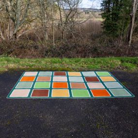 Nature Trail Rectangular Placement Outdoor Carpet