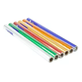 Paper Backed Foil Rolls Assorted pk6 | Creative Activity
